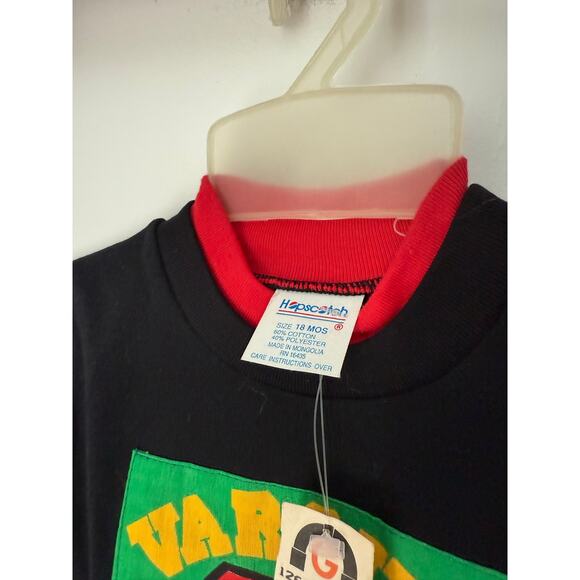 vintage DEADSTOCK Hoptscotch varsity league red plaid set - 18m - Picture 5 of 6